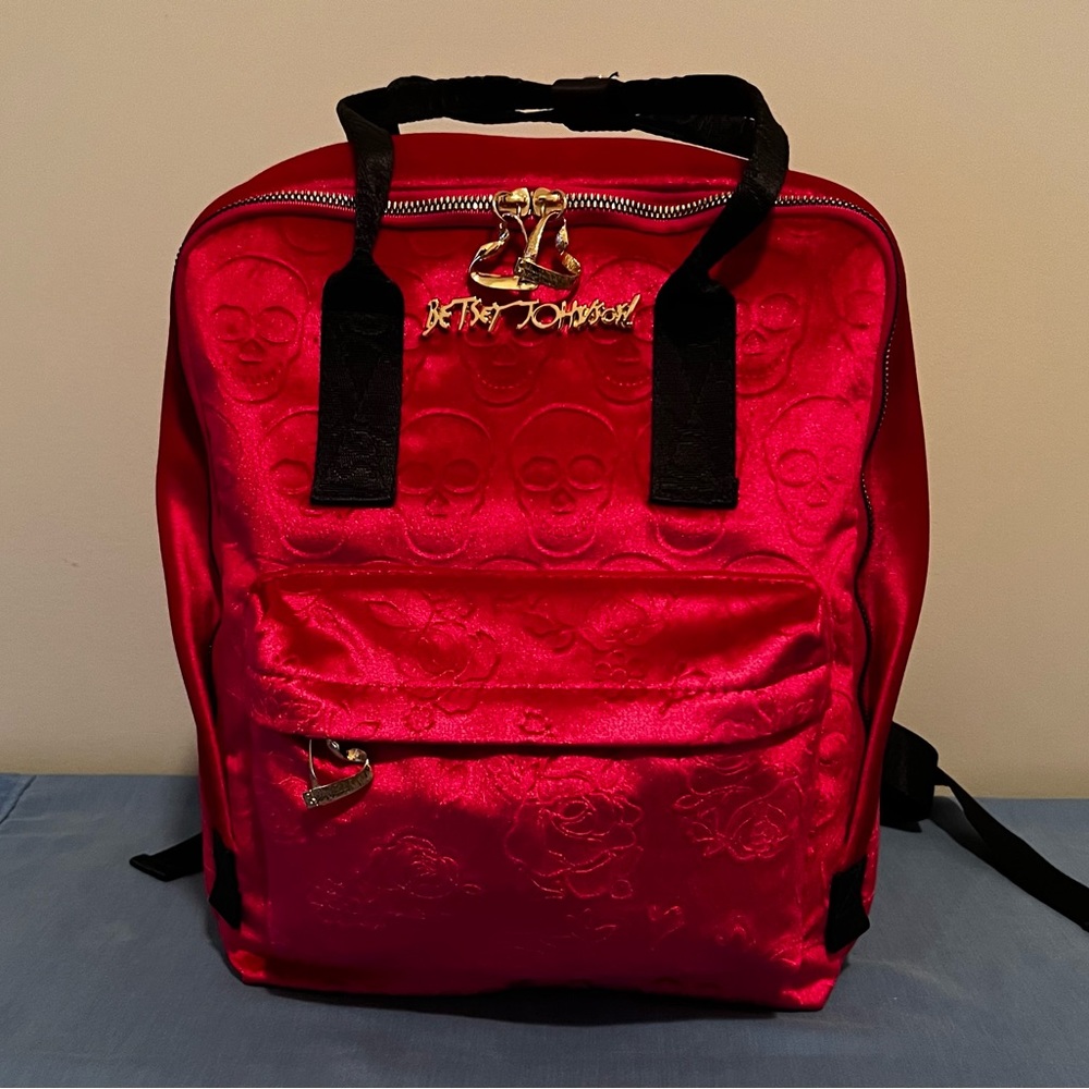 Pink Fuscia Betsey Johnson Backpack